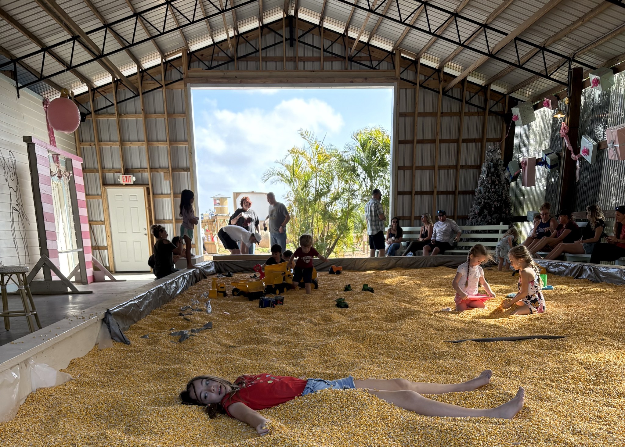 kids in the corn pit