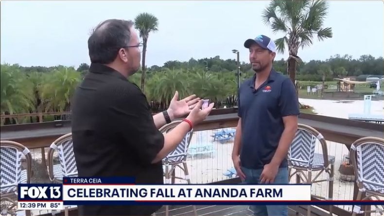 Charley Belcher interviewing Chris at Ananda Farm